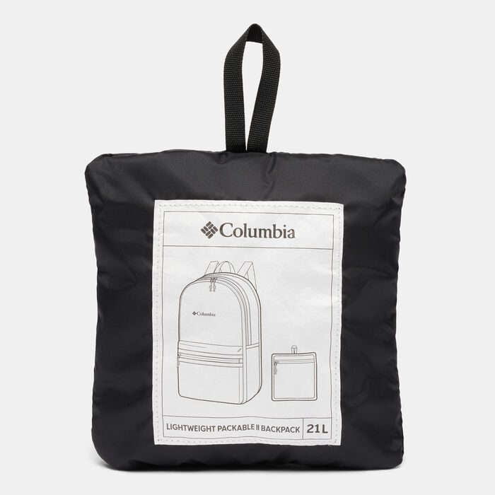 Columbia Lightweight Packable Backpack Black Columbia Lightweight Packable Backpack Black image number 4
