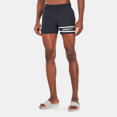 Speedo Men's Retro 13-Inch Swimming Shorts Black