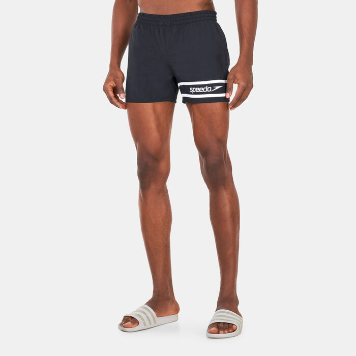 Speedo Men's Retro 13-Inch Swimming Shorts Black Speedo Men's Retro 13-Inch Swimming Shorts Black image number 0