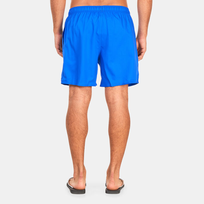 Speedo Men's Sport Logo 1- Inch Swimming Shorts Blue Speedo Men's Sport Logo 1- Inch Swimming Shorts Blue image number 1