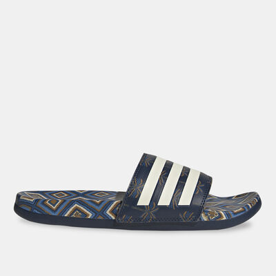 adidas Women's Adilette Comfort Slides Blue adidas Women's Adilette Comfort Slides Blue