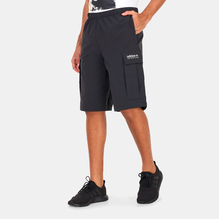 adidas Originals Men's Adventure Cargo Shorts Black adidas Originals Men's Adventure Cargo Shorts Black image number 0