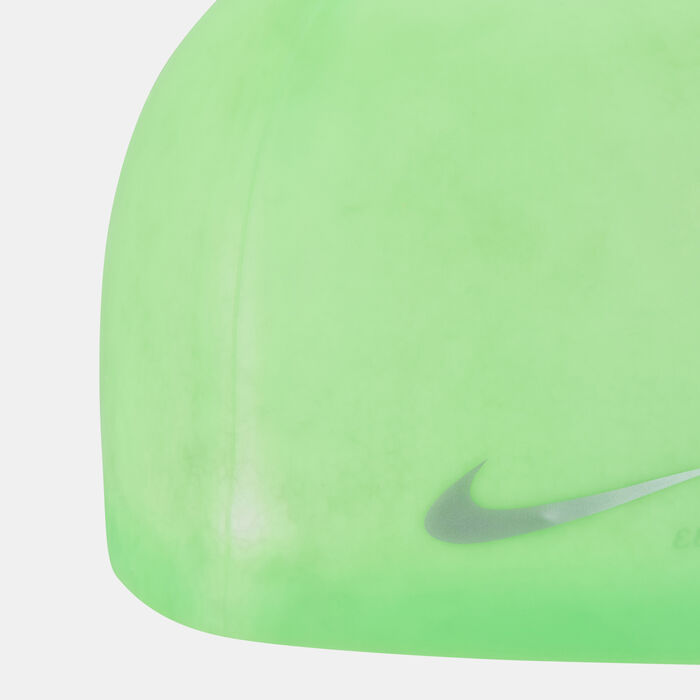 Nike Swim Swim Kids' Solid Silicone Cap (Older Kids) Green image number 2