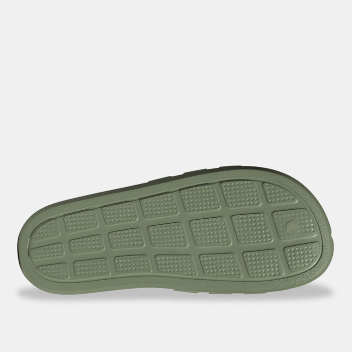 adidas Men's Adilette Flow Slides Green adidas Men's Adilette Flow Slides Green image number 3