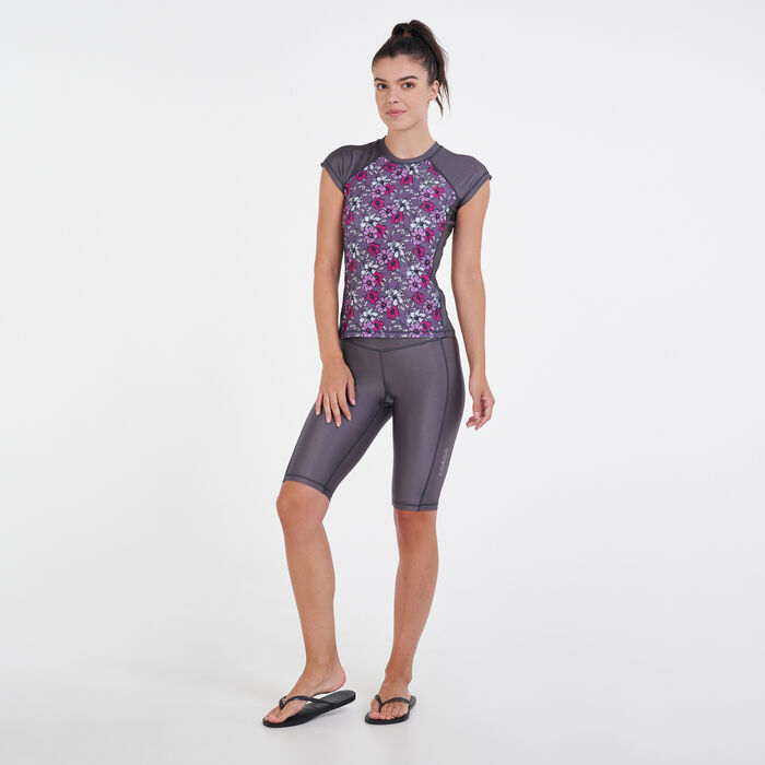 COEGA Women's Long Swim Shorts Grey image number 2