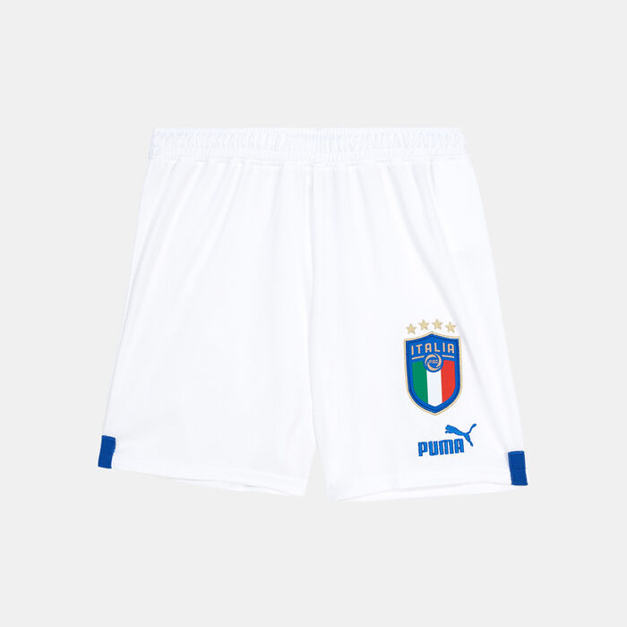 PUMA Kids' Italy Shorts - 2022/23 White PUMA Kids' Italy Shorts - 2022/23 White image number 0