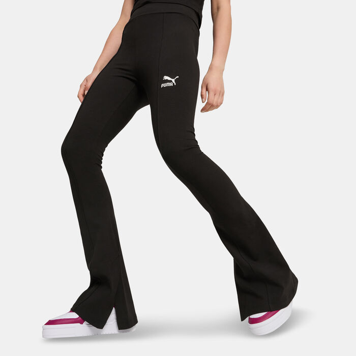 PUMA Women's Classics Flared Leggings Black image number 0