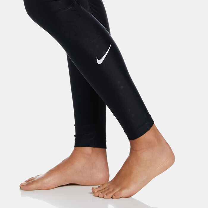 Nike Swim Women's Swim Slim Leggings Black Nike Swim Women's Swim Slim Leggings Black image number 3