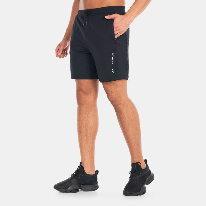 SQUATWOLF Men's Statement Ribbed Flex Shorts Black SQUATWOLF Men's Statement Ribbed Flex Shorts Black image number 0