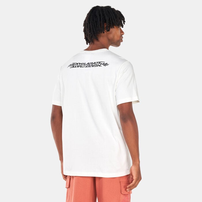 adidas Originals Men's Adventure Ride T-Shirt White adidas Originals Men's Adventure Ride T-Shirt White image number 1