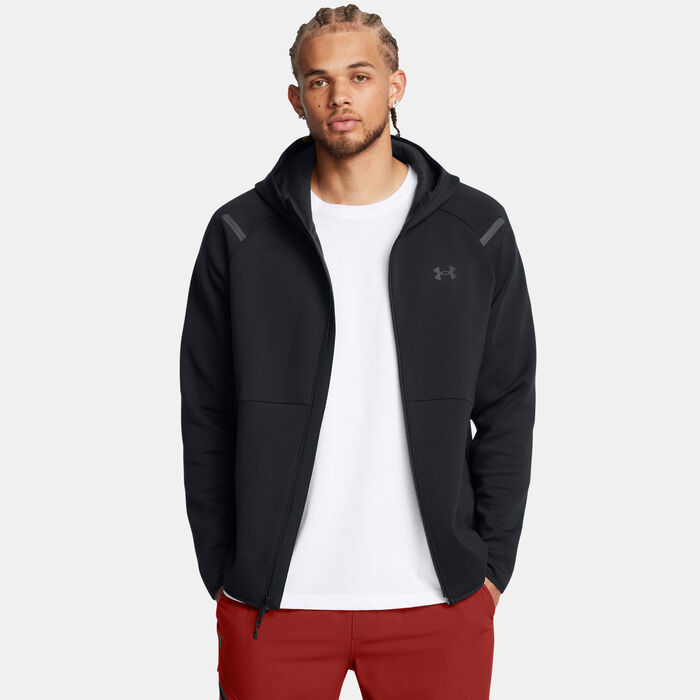 Under Armour Men's Unstoppable Fleece Full-Zip Hoodie Black image number 0