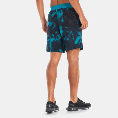 Under Armour Men's Project Rock Woven Printed Shorts Green Under Armour Men's Project Rock Woven Printed Shorts Green