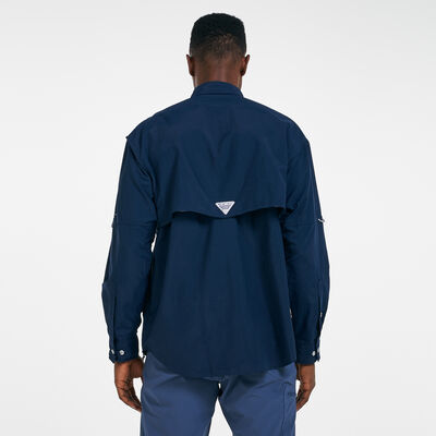Columbia Men's PFG Bahama™ II Long Sleeves Shirt Blue Columbia Men's PFG Bahama™ II Long Sleeves Shirt Blue