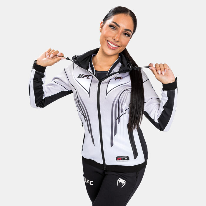 Venum Women's x UFC Authentic Fight Night 2.0 Walkout Hoodie White Venum Women's x UFC Authentic Fight Night 2.0 Walkout Hoodie White image number 0