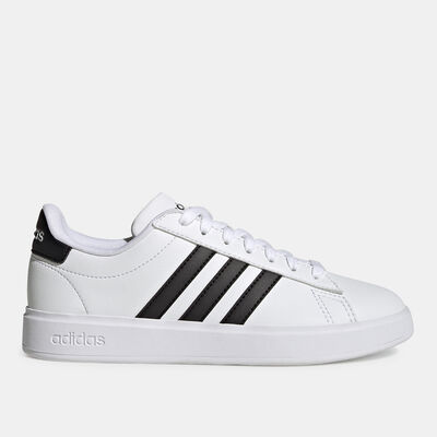 adidas Women's Grand Court Cloudfoam Lifestyle Court Comfort Shoe White adidas Women's Grand Court Cloudfoam Lifestyle Court Comfort Shoe White