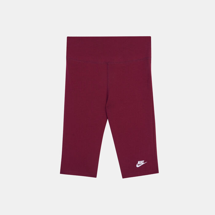 Nike Kids' Sportswear Bike Shorts Maroon Nike Kids' Sportswear Bike Shorts Maroon image number 0