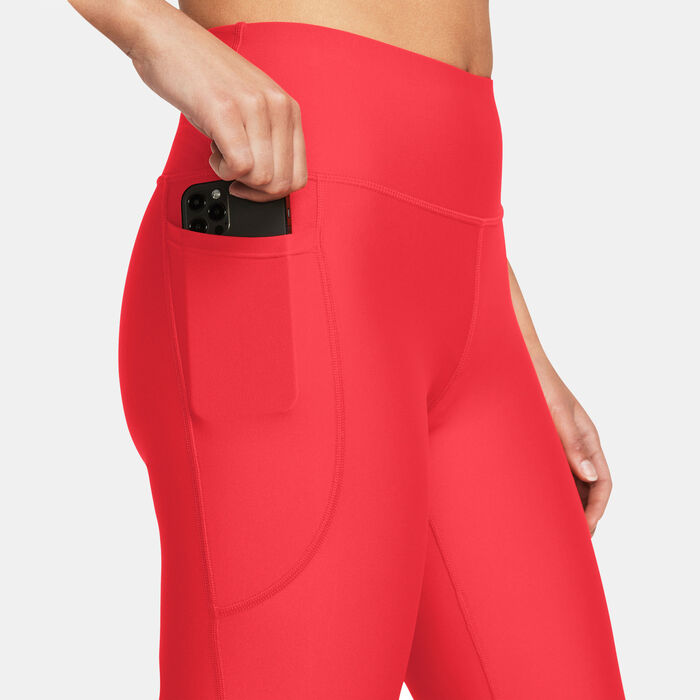 Under Armour Women's UA Tech Leggings Red image number 3