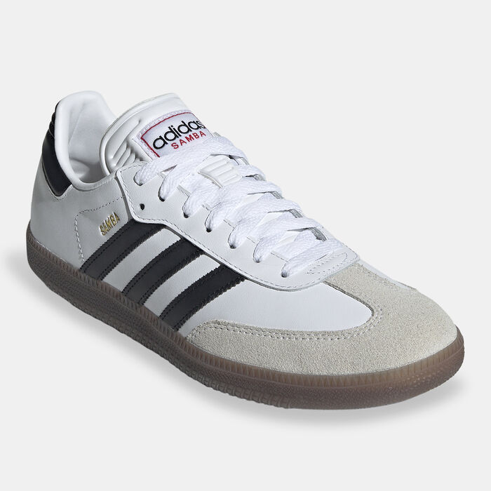 adidas Originals Men's Samba Indoor Football Shoes White adidas Originals Men's Samba Indoor Football Shoes White image number 1