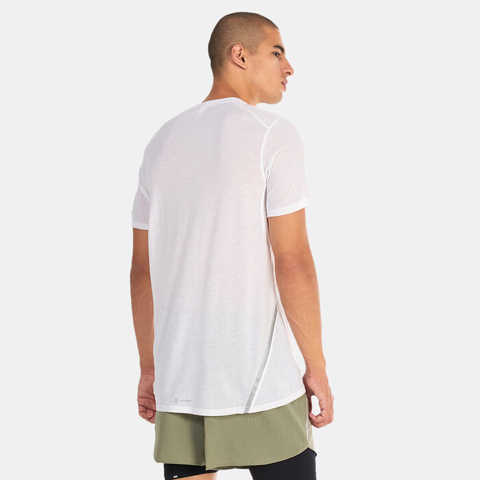 adidas Men's Win Confidence Running T-Shirt White adidas Men's Win Confidence Running T-Shirt White image number 1
