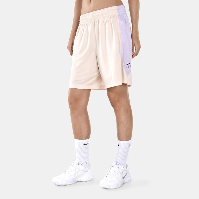 Nike Women's Dri-FIT Fly Essential Shorts Beige Nike Women's Dri-FIT Fly Essential Shorts Beige image number 0