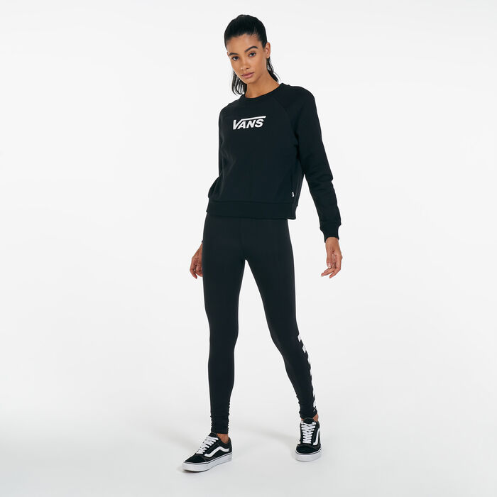 Vans Women's Flying V Boxy Sweatshirt Black image number 2