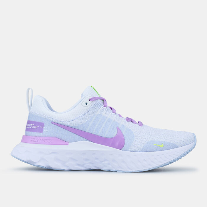 Nike Women's Infinity React 3 Road Running Shoe Grey image number 0