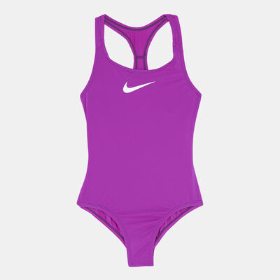 Nike Swim Kids' Racerback 1-Piece Swimsuit (Older Kids) Purple