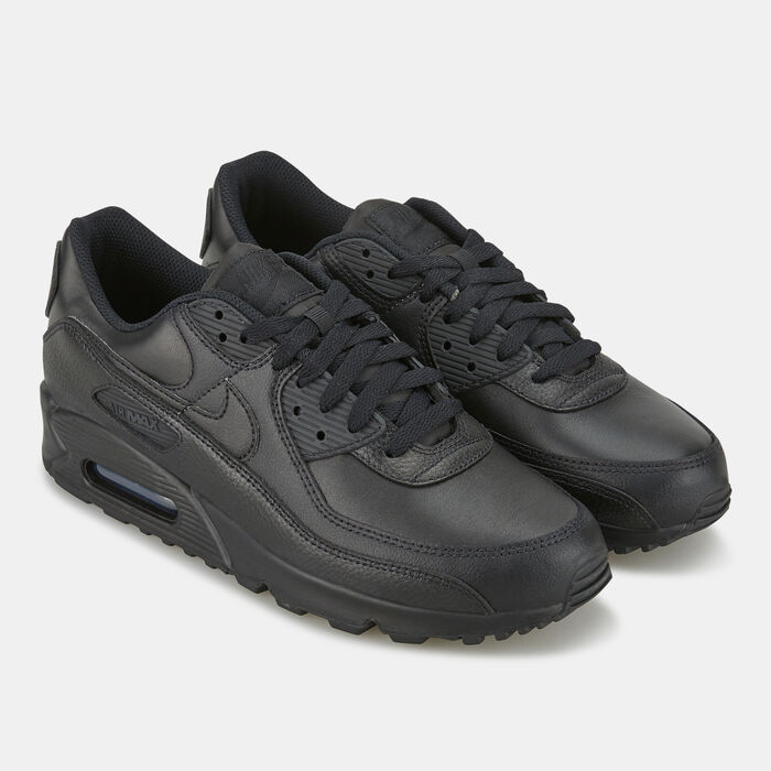 Nike Men's Air Max 90 LTR Shoes Black Nike Men's Air Max 90 LTR Shoes Black image number 3