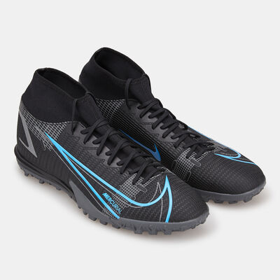 Nike Mercurial Superfly 8 Academy TF Turf Football Shoe Black Nike Mercurial Superfly 8 Academy TF Turf Football Shoe Black