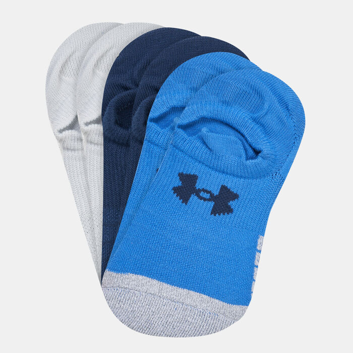 Under Armour HeatGear® Ultra Low Tab Socks (3 Pack) Blue Under Armour HeatGear® Ultra Low Tab Socks (3 Pack) Blue image number 0