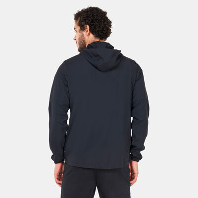 Nike Men's Run Stripe Woven Running Jacket Black