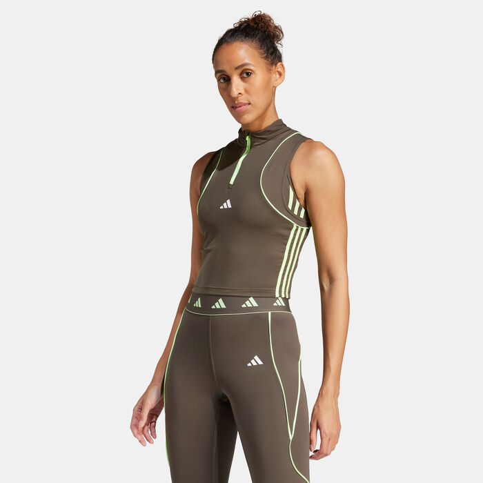 adidas Women's Hyperglam Training Tank Top Green adidas Women's Hyperglam Training Tank Top Green image number 0