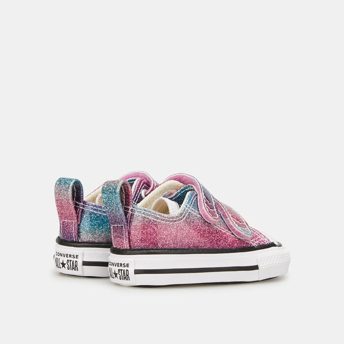 Converse Kids' Chuck Taylor All Star Easy-On Glitter Drip Unisex Shoe White Converse Kids' Chuck Taylor All Star Easy-On Glitter Drip Unisex Shoe White image number 2