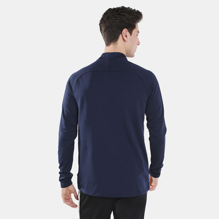 Nike Men's Dri-FIT Academy Football Drill Top Blue image number 1