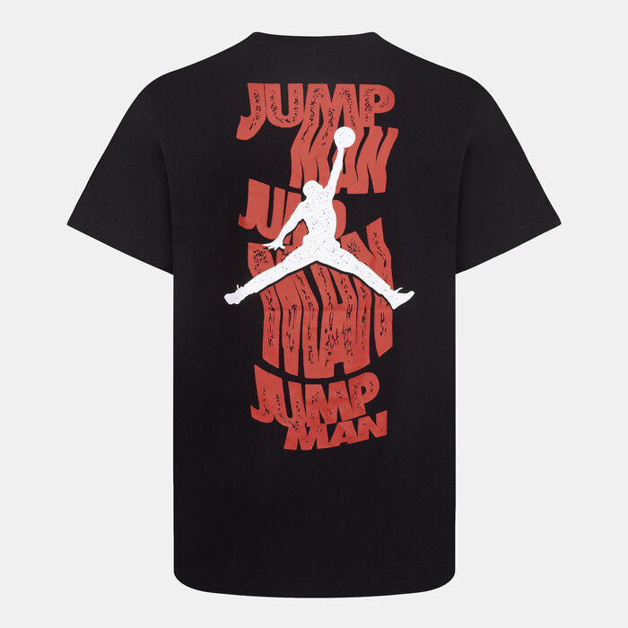 Nike Kids' Wavy Motion Jumpman T-Shirt Black Nike Kids' Wavy Motion Jumpman T-Shirt Black image number 1
