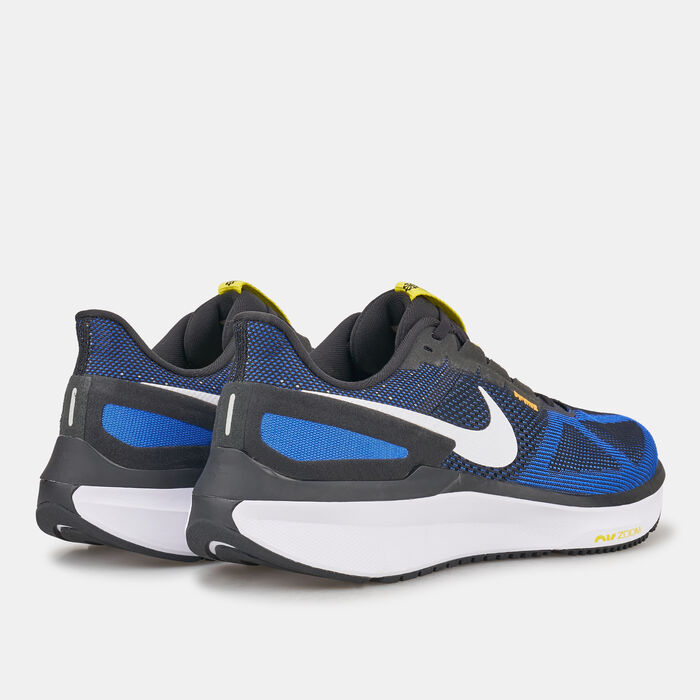 Nike Men's Structure 25 Road Running Shoes Black Nike Men's Structure 25 Road Running Shoes Black image number 2