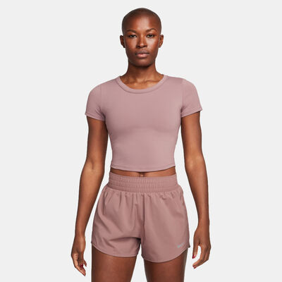 Nike Women's One Dri-FIT Training Crop Top Pink Nike Women's One Dri-FIT Training Crop Top Pink