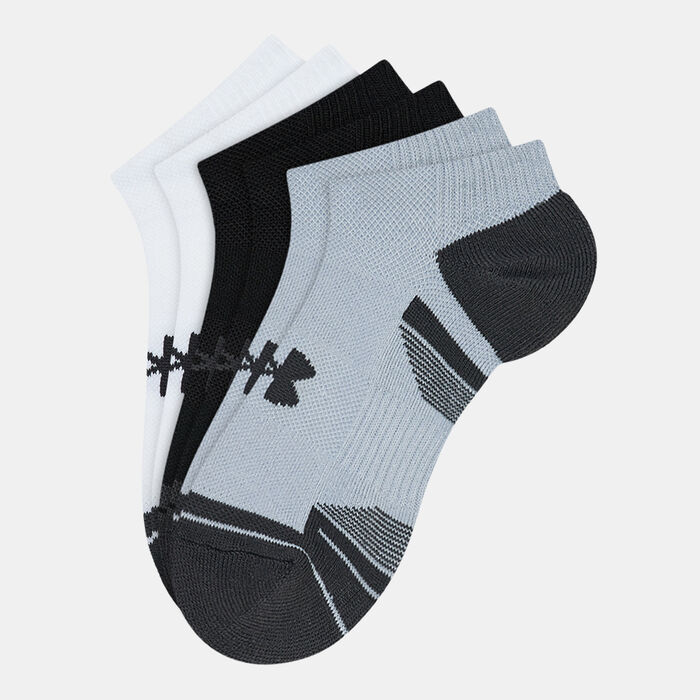 Under Armour Performance Tech Training No-Show Socks (3 Pairs) Grey Under Armour Performance Tech Training No-Show Socks (3 Pairs) Grey image number 0
