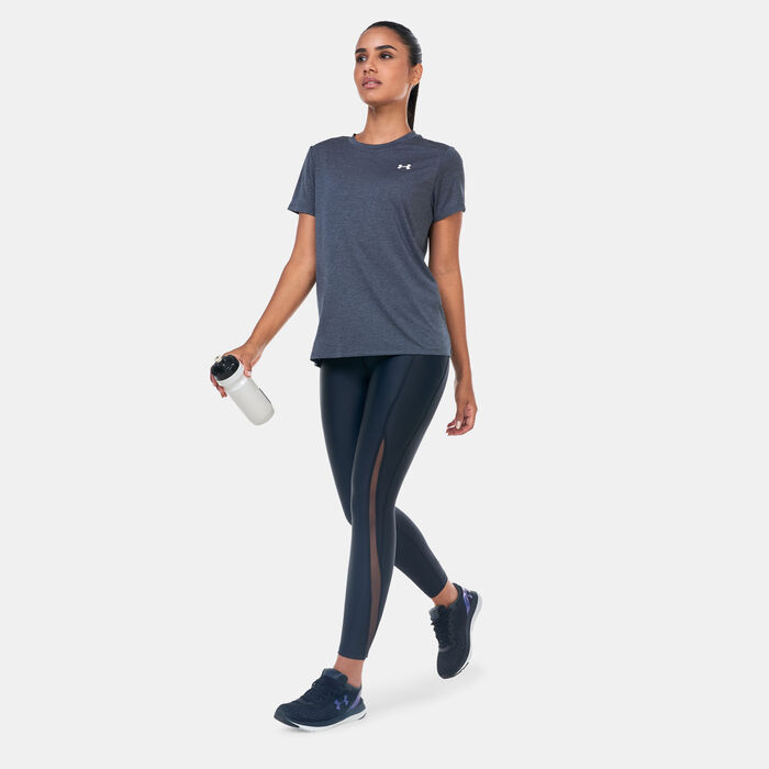 Under Armour Women's UA Tech Bubble T-Shirt Black image number 2