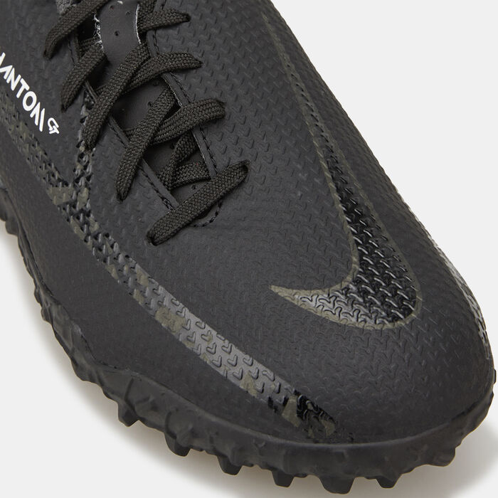 Nike Kids' Phantom GT2 Academy Turf Ground Football Shoe Black Nike Kids' Phantom GT2 Academy Turf Ground Football Shoe Black image number 4