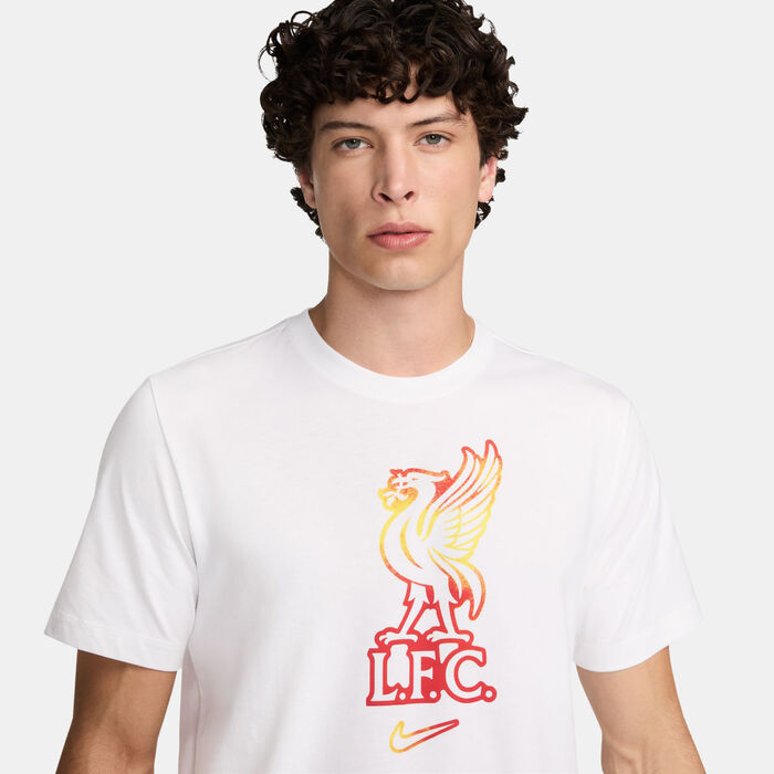 Nike Men's Liverpool Crest T-Shirt White Nike Men's Liverpool Crest T-Shirt White image number 3