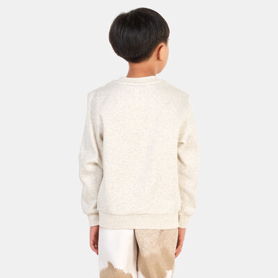 Nike Kids' Sportswear Club+ Crewneck Create Sweatshirt Ivory Nike Kids' Sportswear Club+ Crewneck Create Sweatshirt Ivory