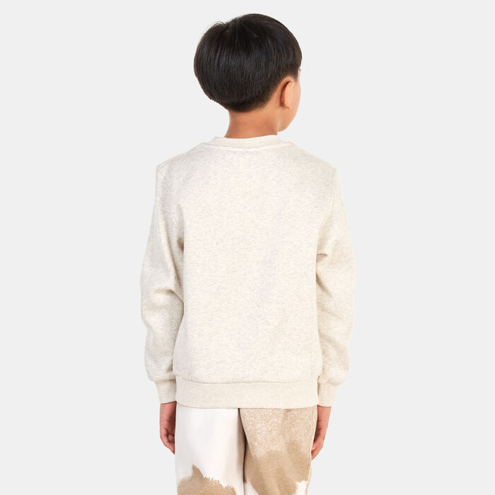Nike Kids' Sportswear Club+ Crewneck Create Sweatshirt Ivory Nike Kids' Sportswear Club+ Crewneck Create Sweatshirt Ivory image number 1