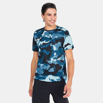 New Balance Men's Printed Accelerate T-Shirt Multi