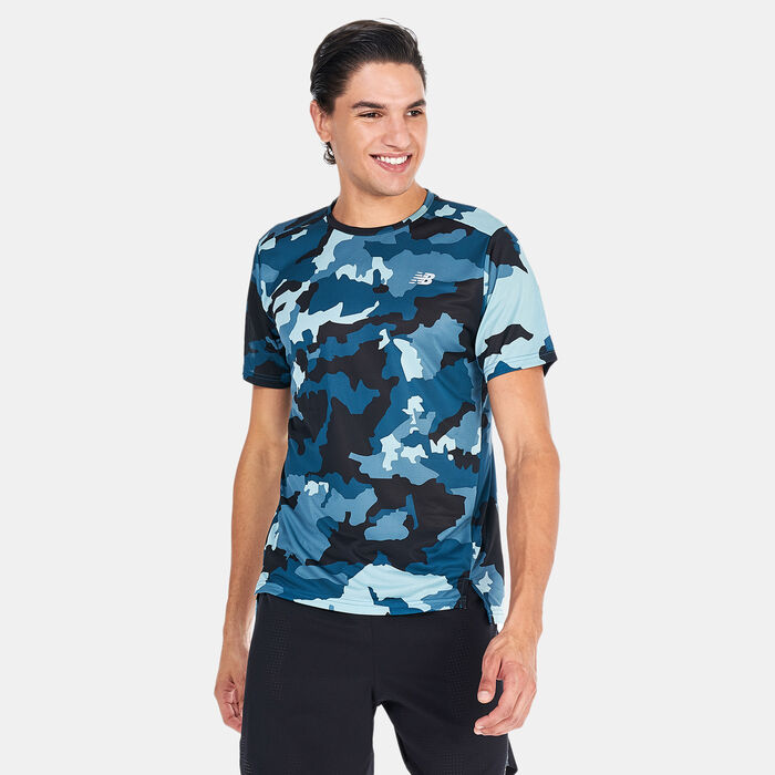 New Balance Men's Printed Accelerate T-Shirt Multi New Balance Men's Printed Accelerate T-Shirt Multi image number 0