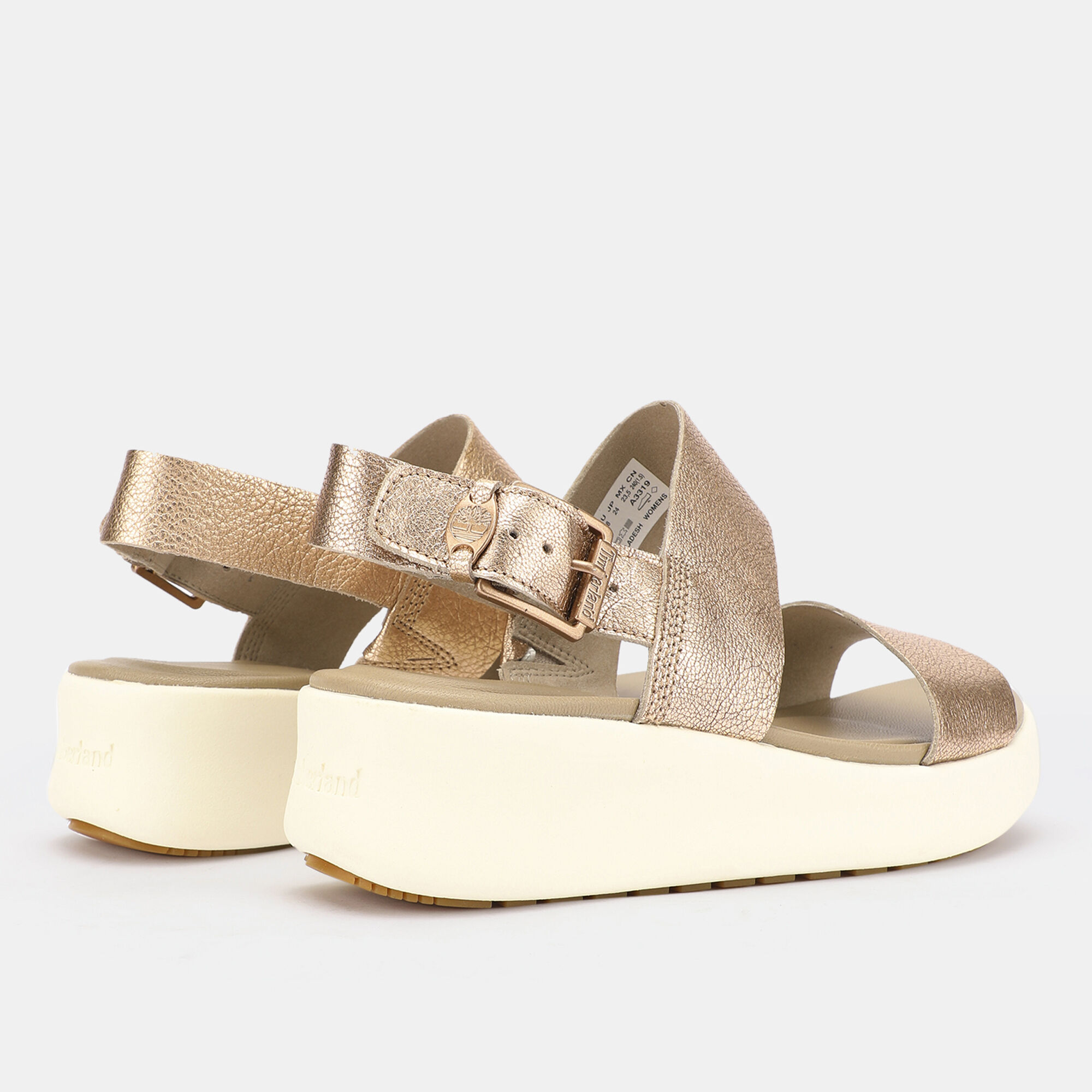 Buy Timberland Women s Los Angeles Wind Strap Sandals Mettalic in