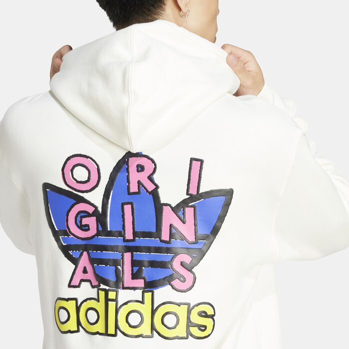 adidas Originals Men's Trefoil Hoodie White image number 4