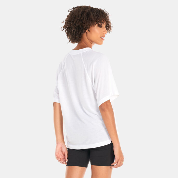 PUMA Women's Modern Sports Oversized T-Shirt White PUMA Women's Modern Sports Oversized T-Shirt White image number 1