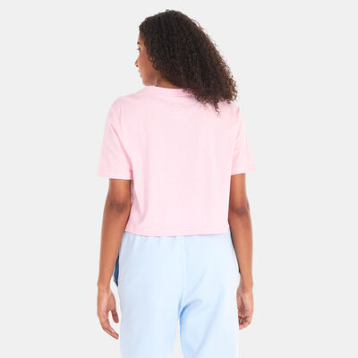 Nike Women's Sportswear Essential Cropped Logo T-Shirt Pink Nike Women's Sportswear Essential Cropped Logo T-Shirt Pink