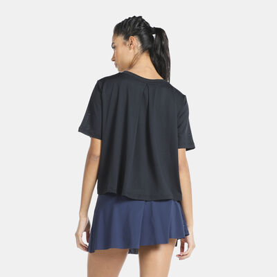 Nike Women's Court Advantage T-Shirt Black